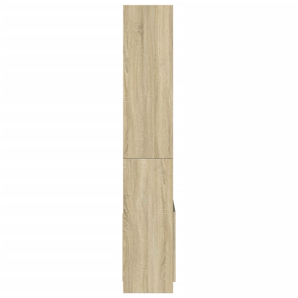 Highboard Sonoma Oak 63x33x180 cm Engineered Wood