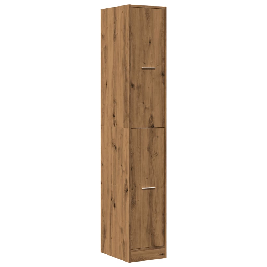 Apothecary Cabinet Artisian Oak 30x41x174.5 cm Engineered Wood