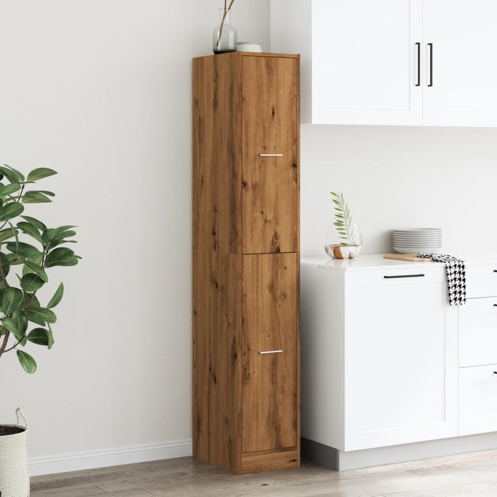 Apothecary Cabinet Artisian Oak 30x41x174.5 cm Engineered Wood