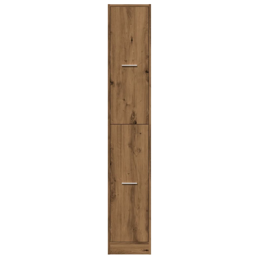 Apothecary Cabinet Artisian Oak 30x41x174.5 cm Engineered Wood