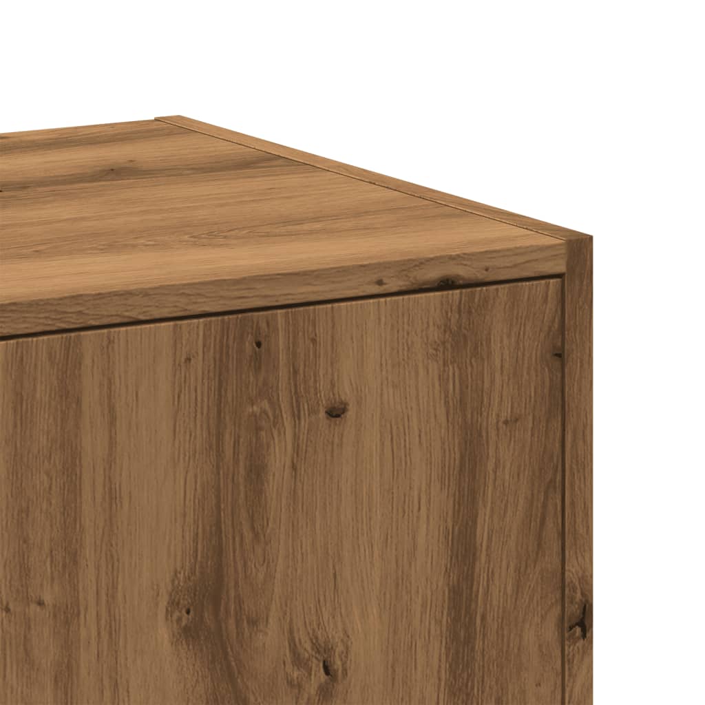 Apothecary Cabinet Artisian Oak 30x41x174.5 cm Engineered Wood