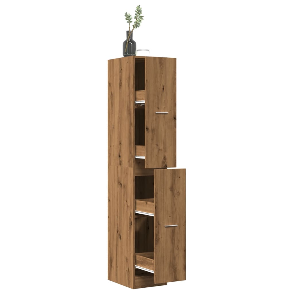 Apothecary Cabinet Artisian Oak 30x41x174.5 cm Engineered Wood