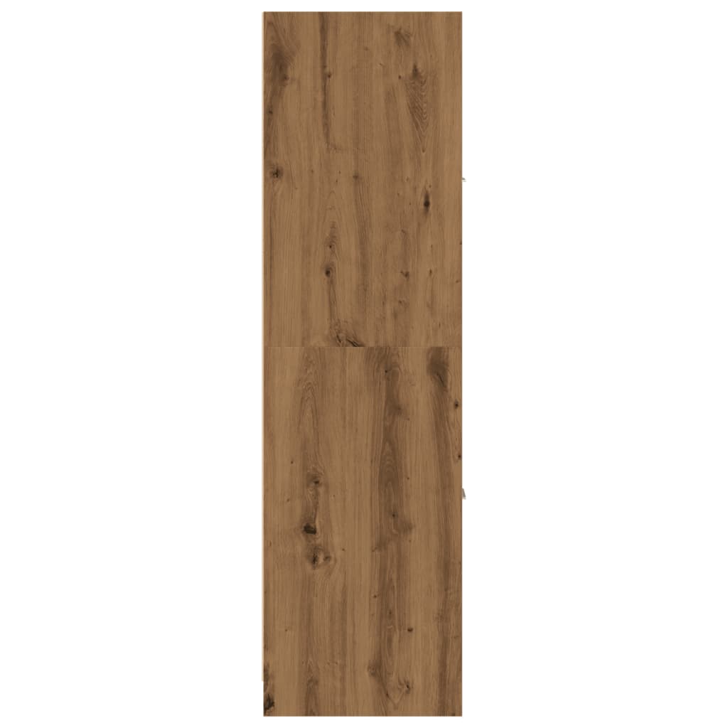 Apothecary Cabinet Artisian Oak 40x41x144.5 cm Engineered Wood