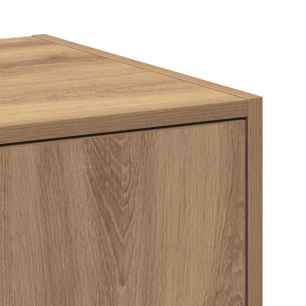 Apothecary Cabinet Artisian Oak 40x41x174.5 cm Engineered Wood