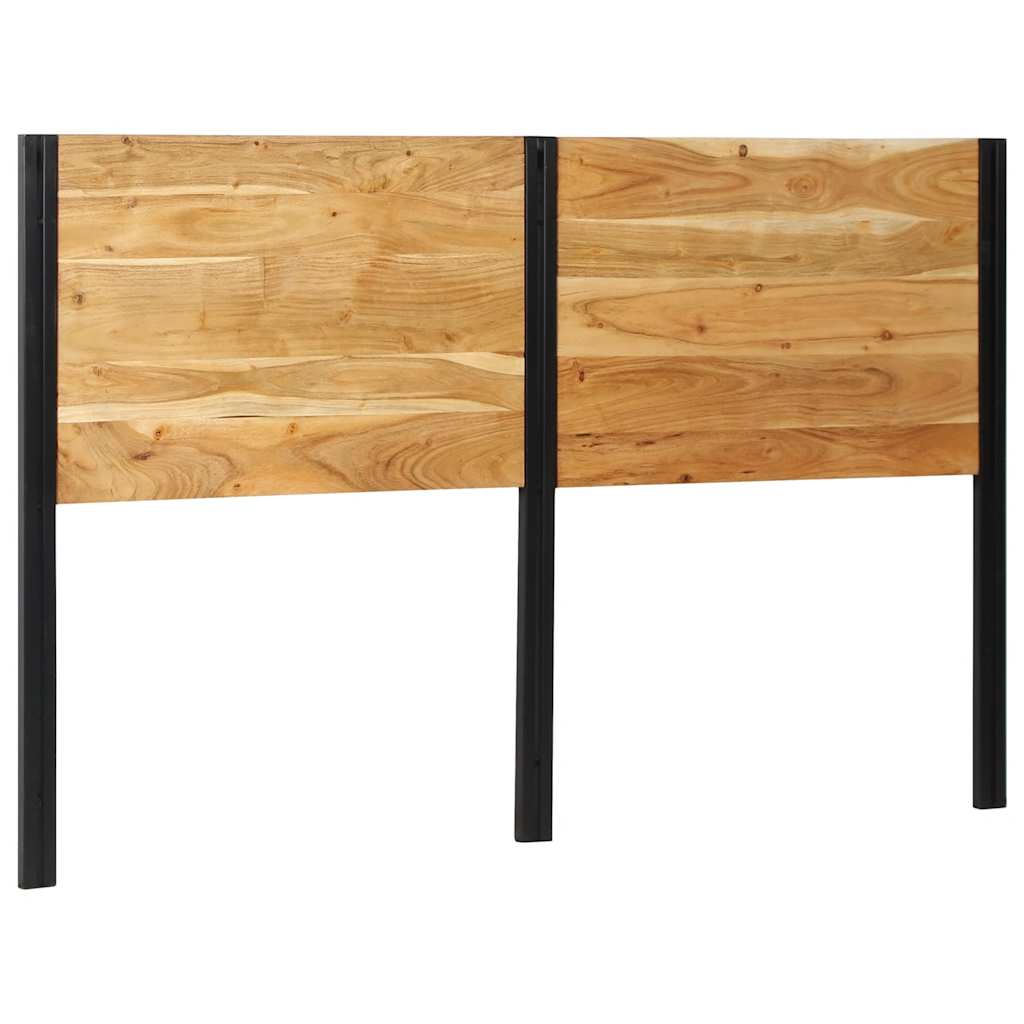 Headboard 160 cm Solid Wood Acacia and Iron