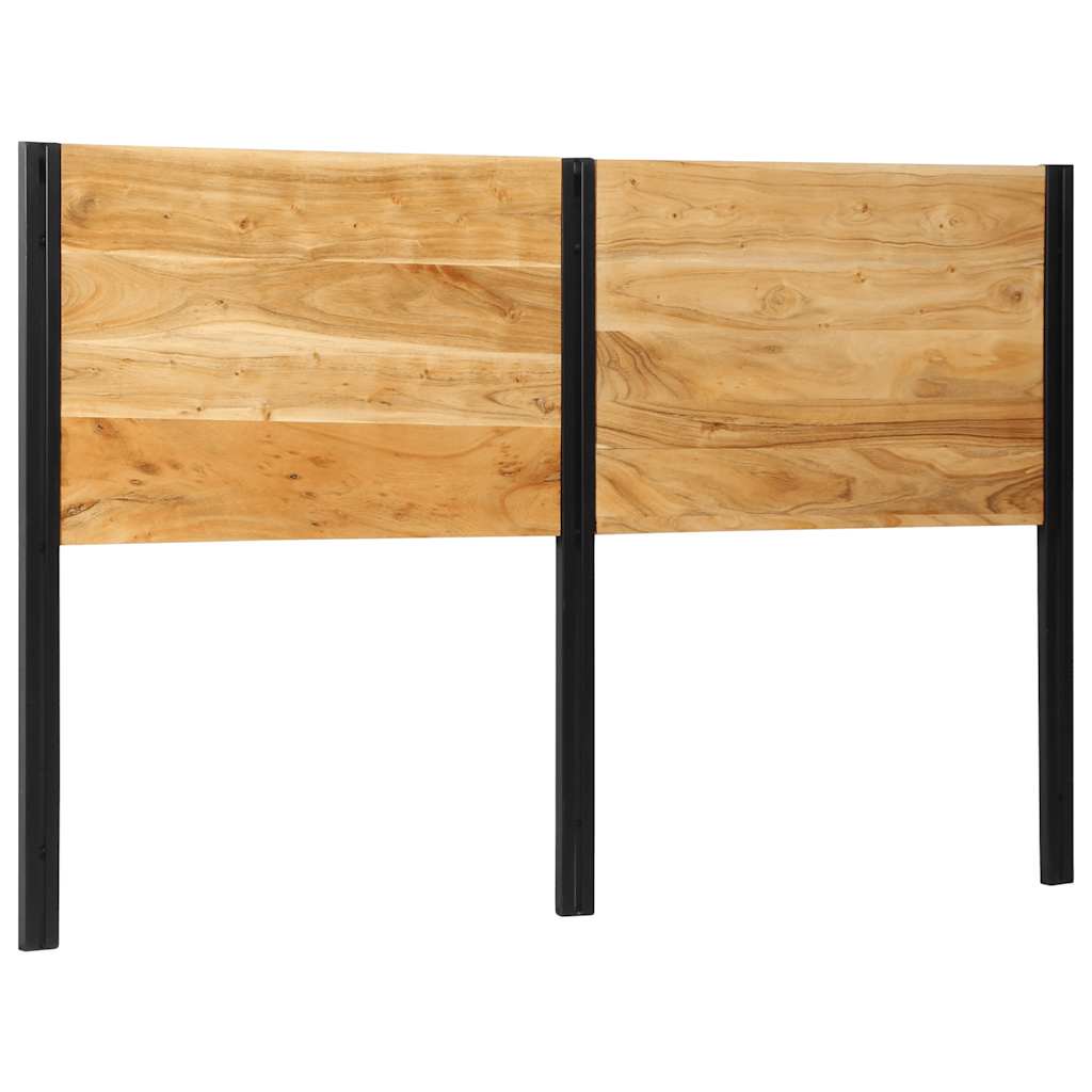 Headboard 160 cm Solid Wood Acacia and Iron