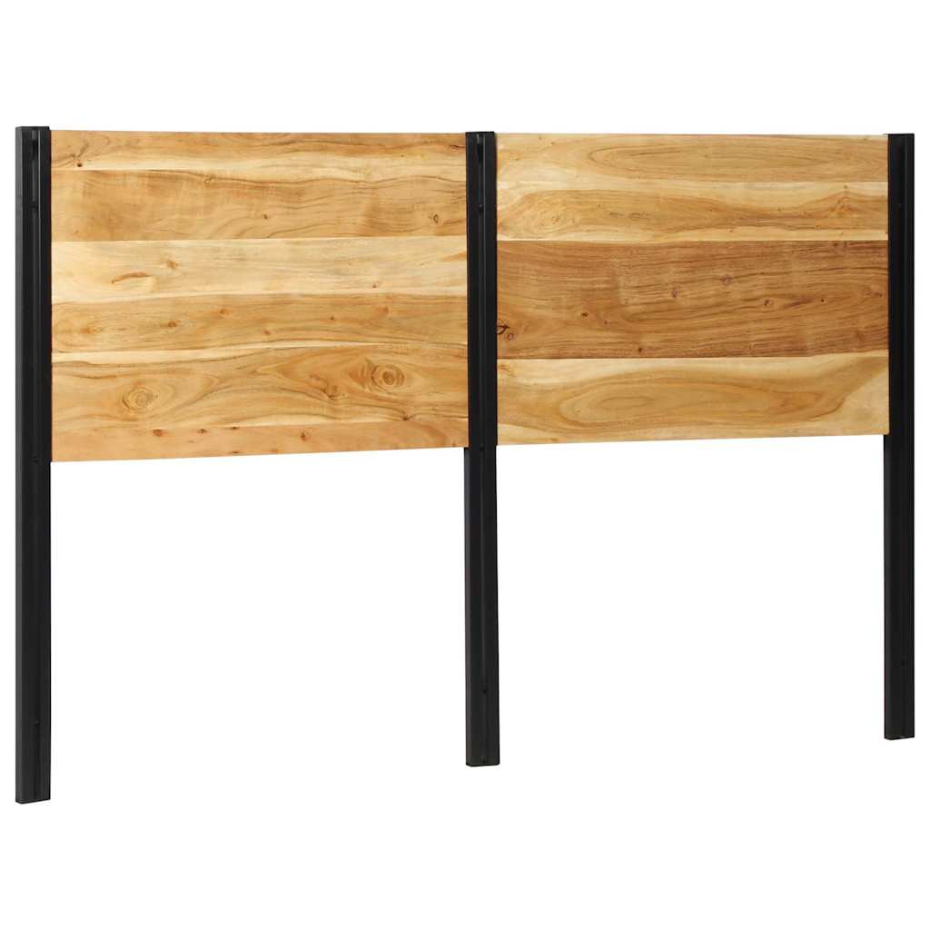 Headboard 160 cm Solid Wood Acacia and Iron