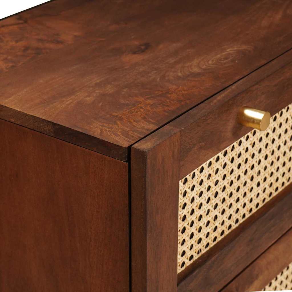 Sideboards 2 pcs Brown 60 x 33.5 x 75 cm Solid Mango wood