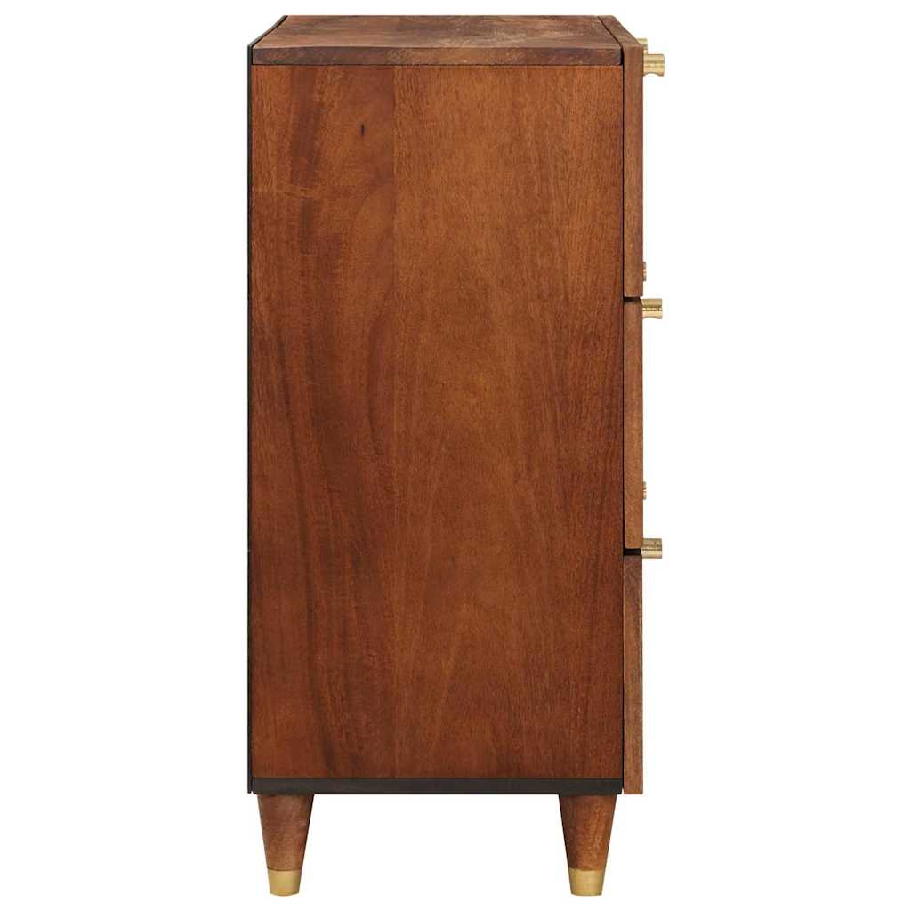 Sideboards 2 pcs Brown 60 x 33.5 x 75 cm Solid Mango wood