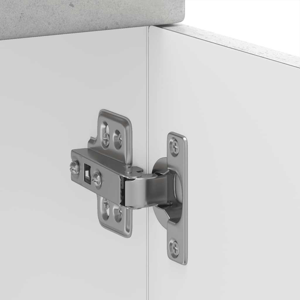 Kitchen Base Cabinet Kalmar Concrete Grey Engineered Wood