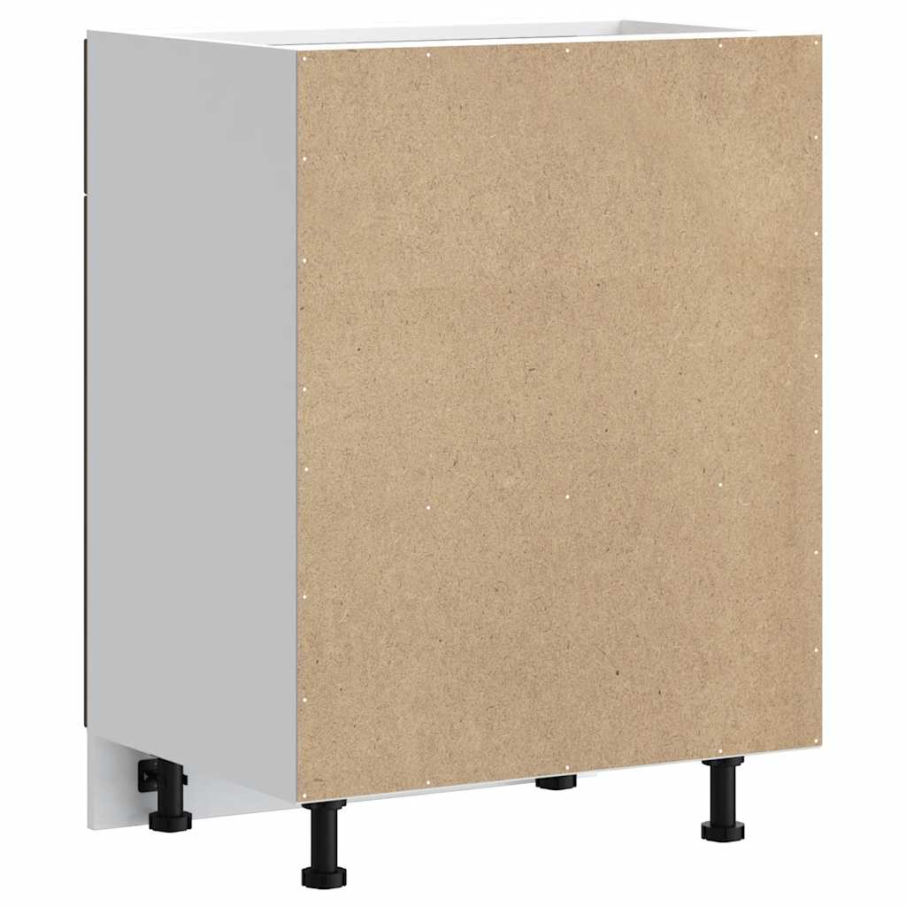Kitchen Base Cabinet Kalmar Brown Oak Engineered Wood