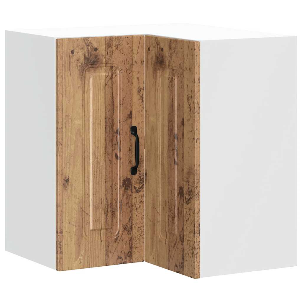 Kitchen Wall Corner Cabinet Kalmar Old Wood Engineered Wood
