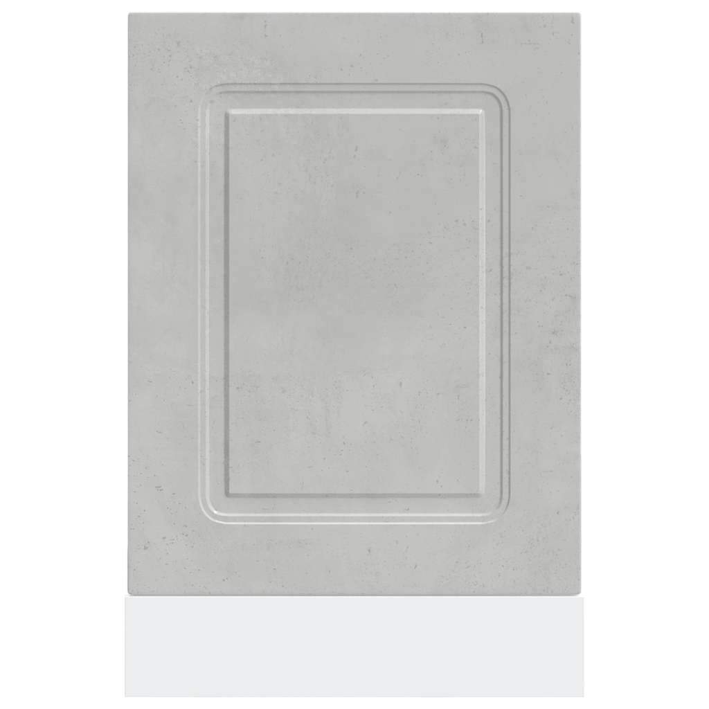 Dishwasher Panel Kalmar Concrete Grey 45x1.5x67 cm Engineered Wood