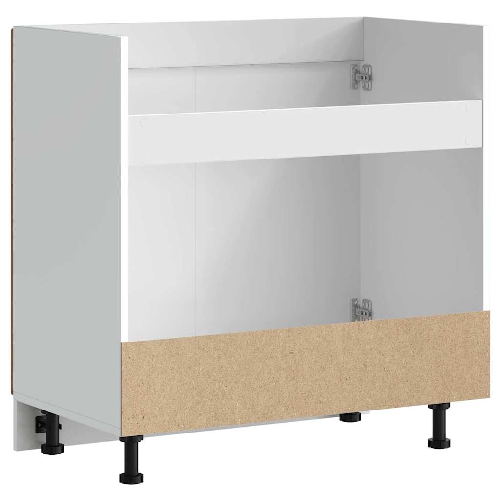 Sink Base Cabinet Lucca Old Wood Engineered Wood