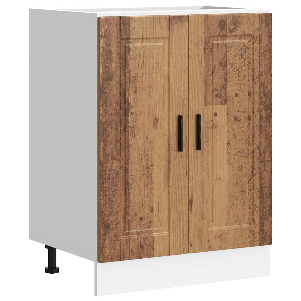 Kitchen Base Cabinet Porto Old Wood Engineered Wood