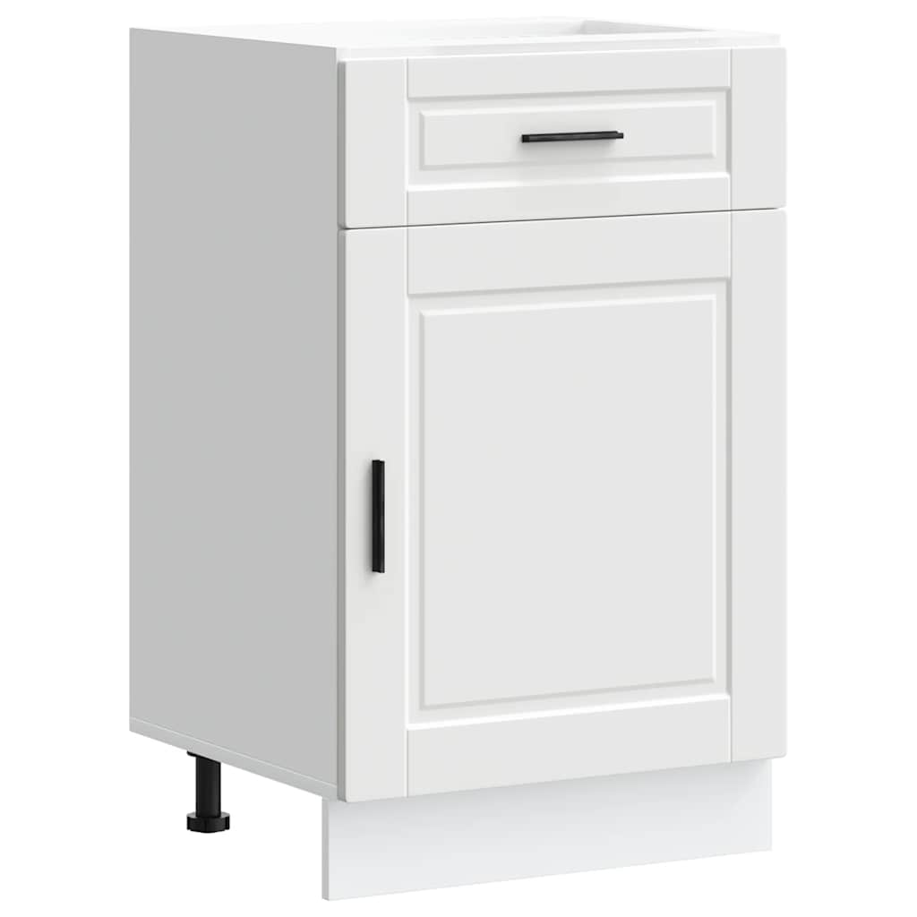 Kitchen Base Cabinet Porto White Engineered Wood