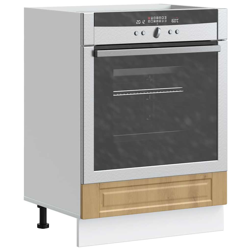 Oven Cabinet Porto Artisan Oak Engineered Wood