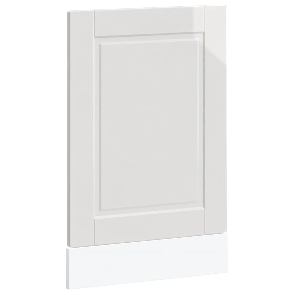 Dishwasher Panel Porto High Gloss White 45x1,5x67 cm Engineered Wood