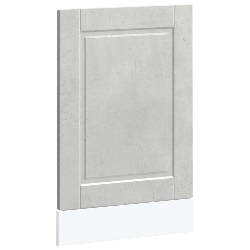 Dishwasher Panel Porto Concrete Grey 45x1,5x67 cm Engineered Wood