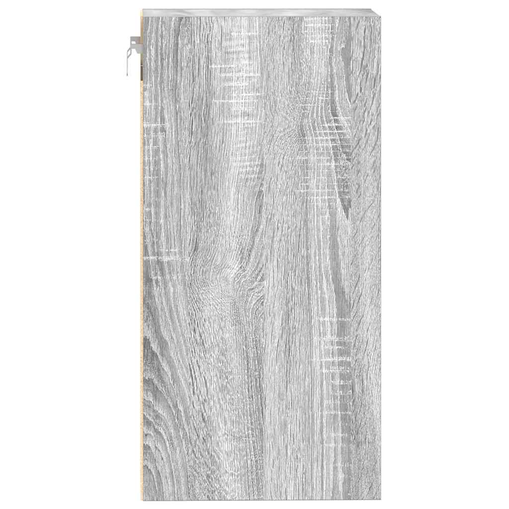 Hanging Cabinet Riga Grey Sonoma 30x29.5x60 cm Engineered Wood