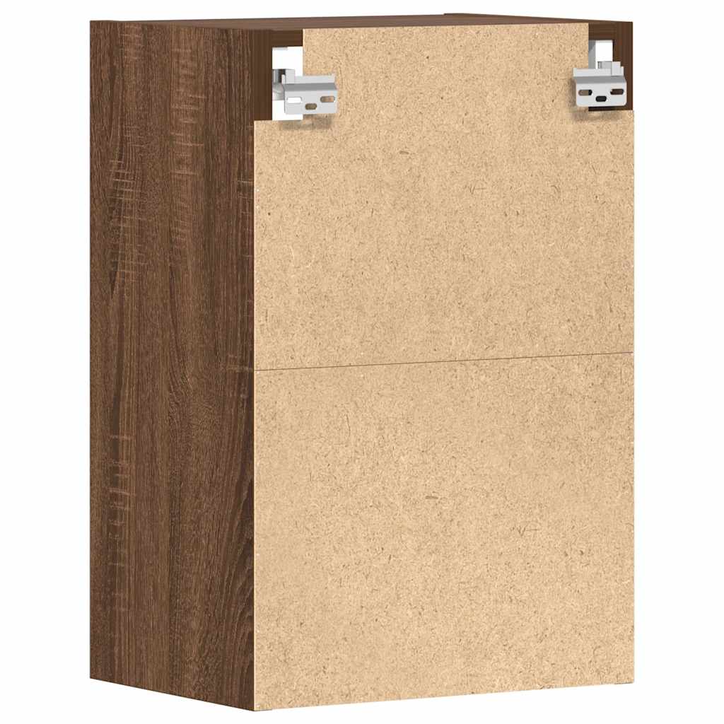 Hanging Cabinet Riga Brown Oak 40x29.5x60 cm Engineered Wood