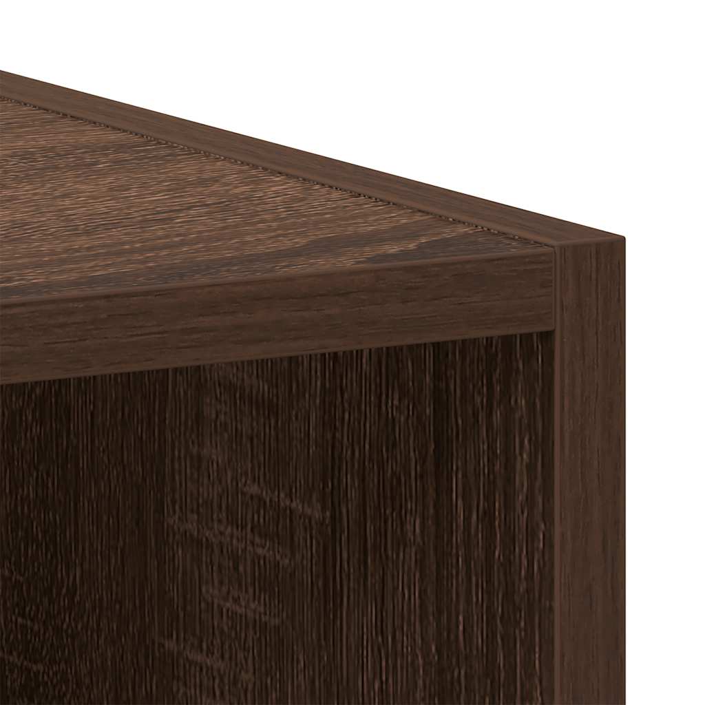 Hanging Cabinet Riga Brown Oak 40x29.5x60 cm Engineered Wood