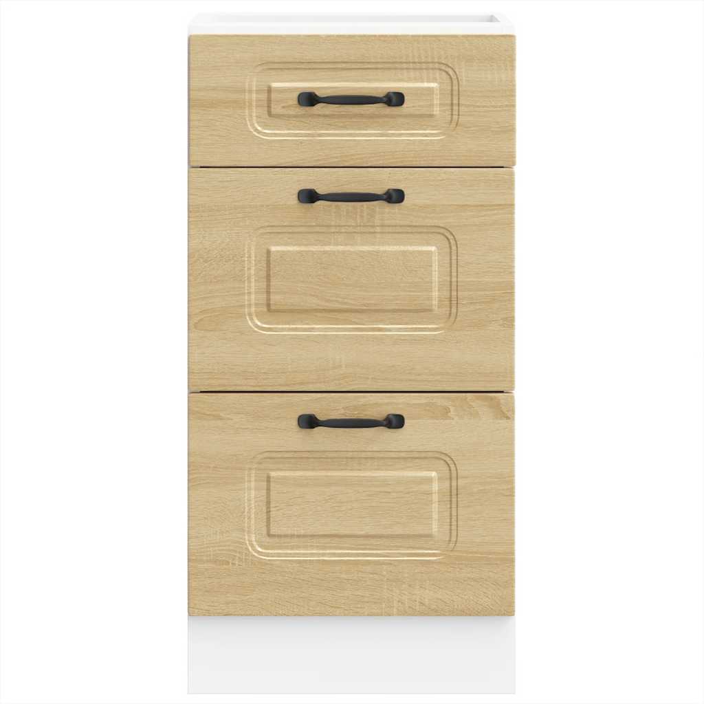 Kitchen Base Cabinet Kalmar Sonoma Oak Engineered Wood