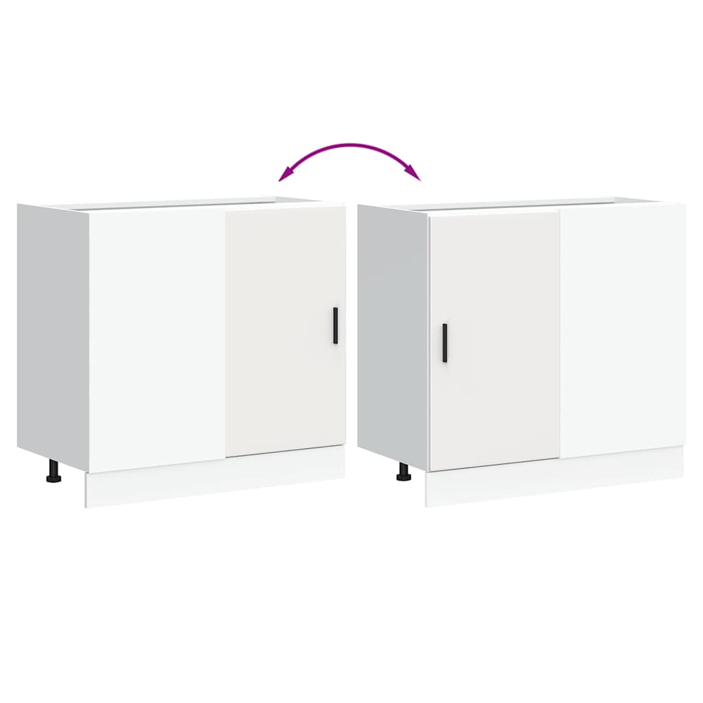 Modern Wooden 1 Door Kitchen Base Storage Cabinet Unit Wood Cabinets Organiser