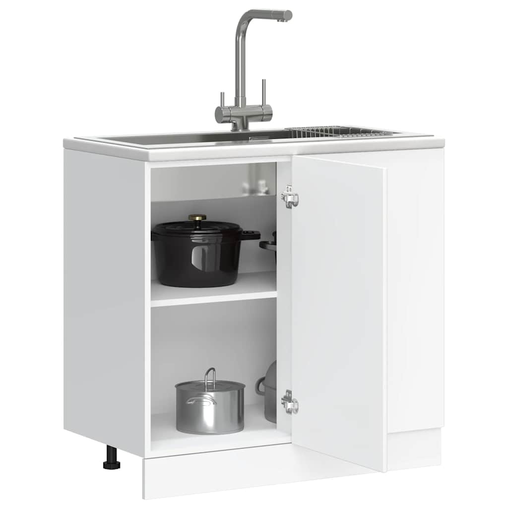 Modern Wooden 1 Door Kitchen Base Storage Cabinet Unit Wood Cabinets Organiser