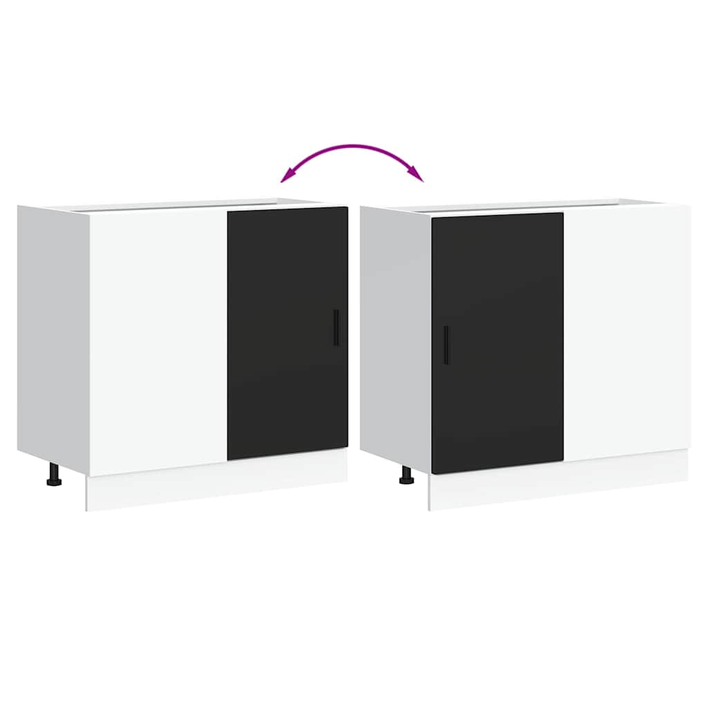 Modern Wooden 1 Door Kitchen Base Storage Cabinet Unit Wood Cabinets Organiser