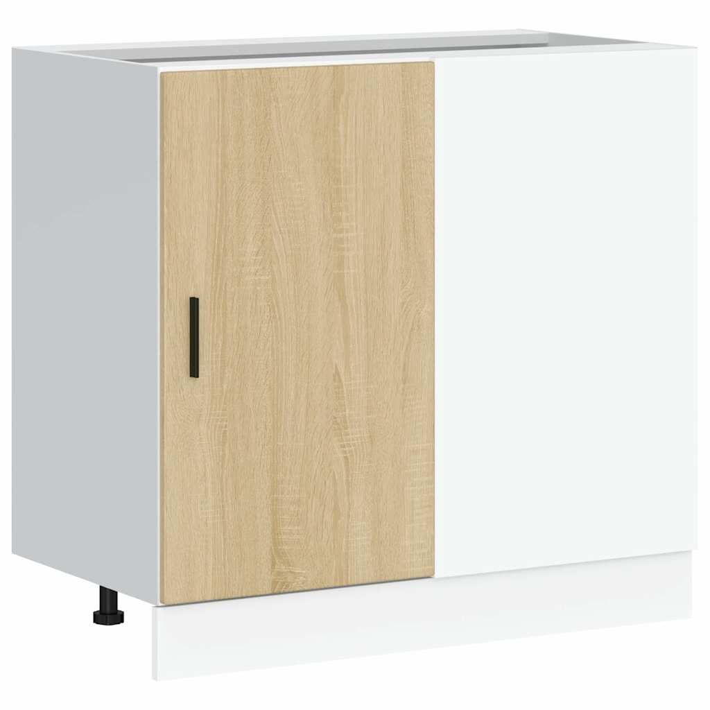 Sink Base Cabinet Lyon Sonoma Oak Engineered Wood