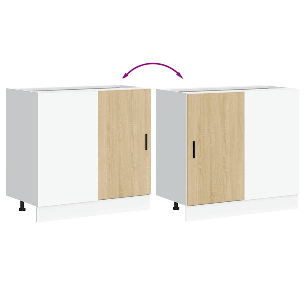 Modern Wooden 1 Door Kitchen Base Storage Cabinet Unit Wood Cabinets Organiser