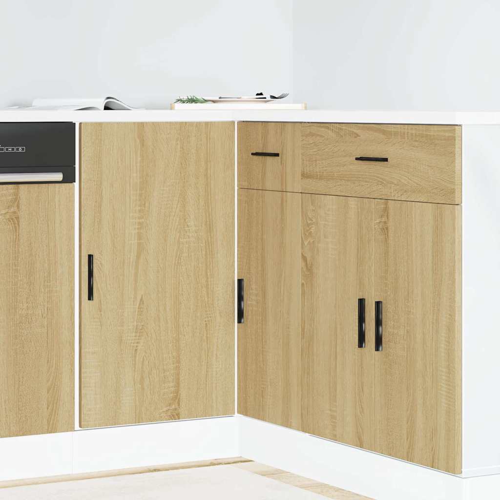 Modern Wooden 1 Door Kitchen Base Storage Cabinet Unit Wood Cabinets Organiser