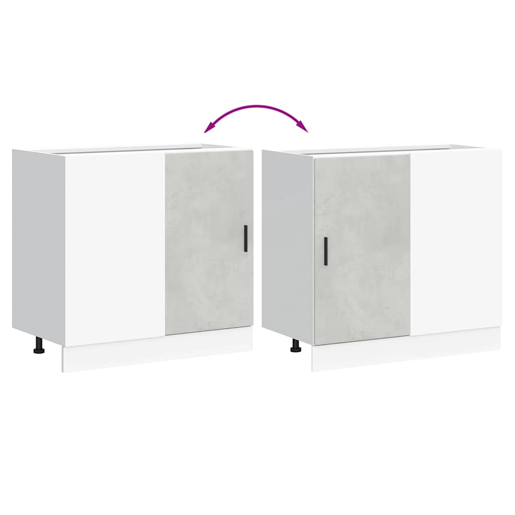 Modern Wooden 1 Door Kitchen Base Storage Cabinet Unit Wood Cabinets Organiser