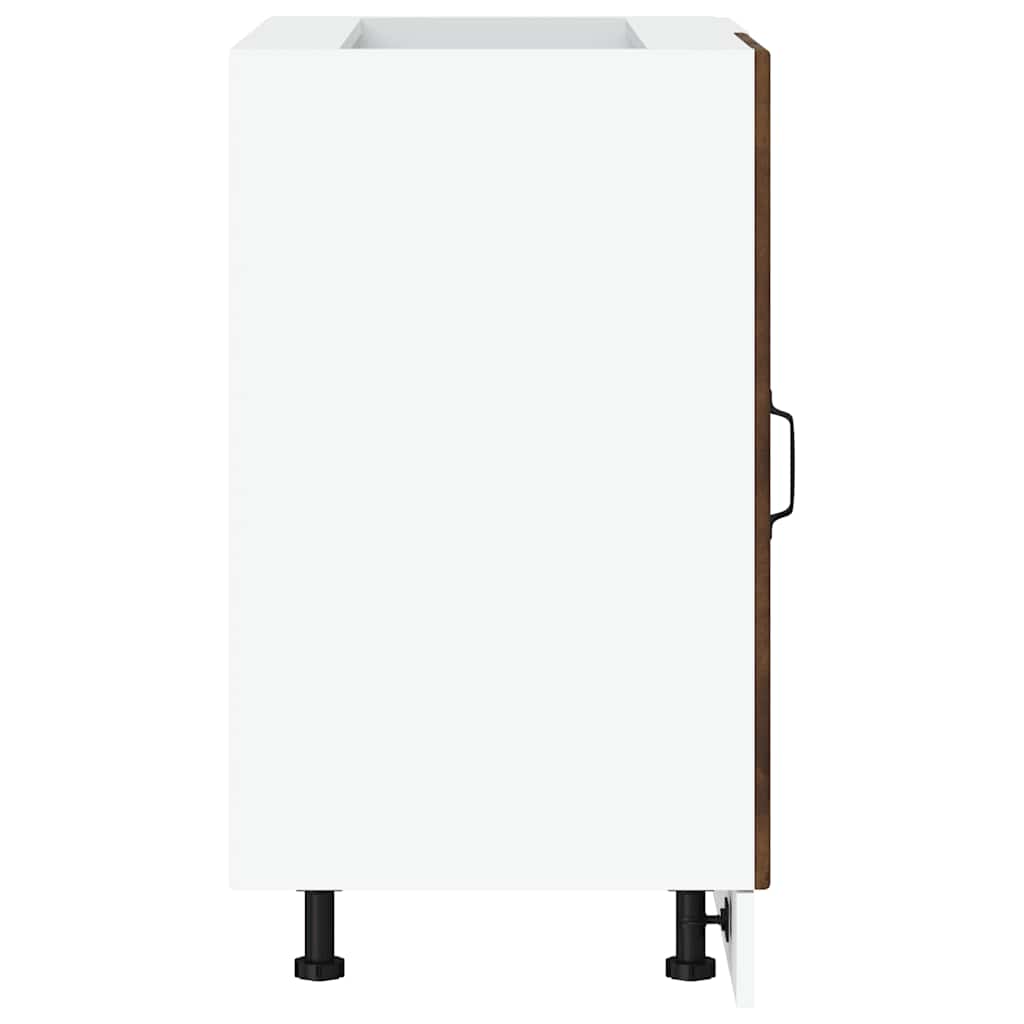 Kitchen Base Cabinet Lyon Smoked Oak Engineered Wood