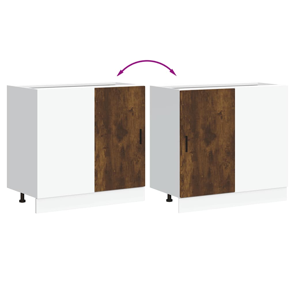 Modern Wooden 1 Door Kitchen Base Storage Cabinet Unit Wood Cabinets Organiser