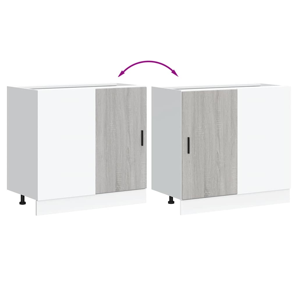 Modern Wooden 1 Door Kitchen Base Storage Cabinet Unit Wood Cabinets Organiser