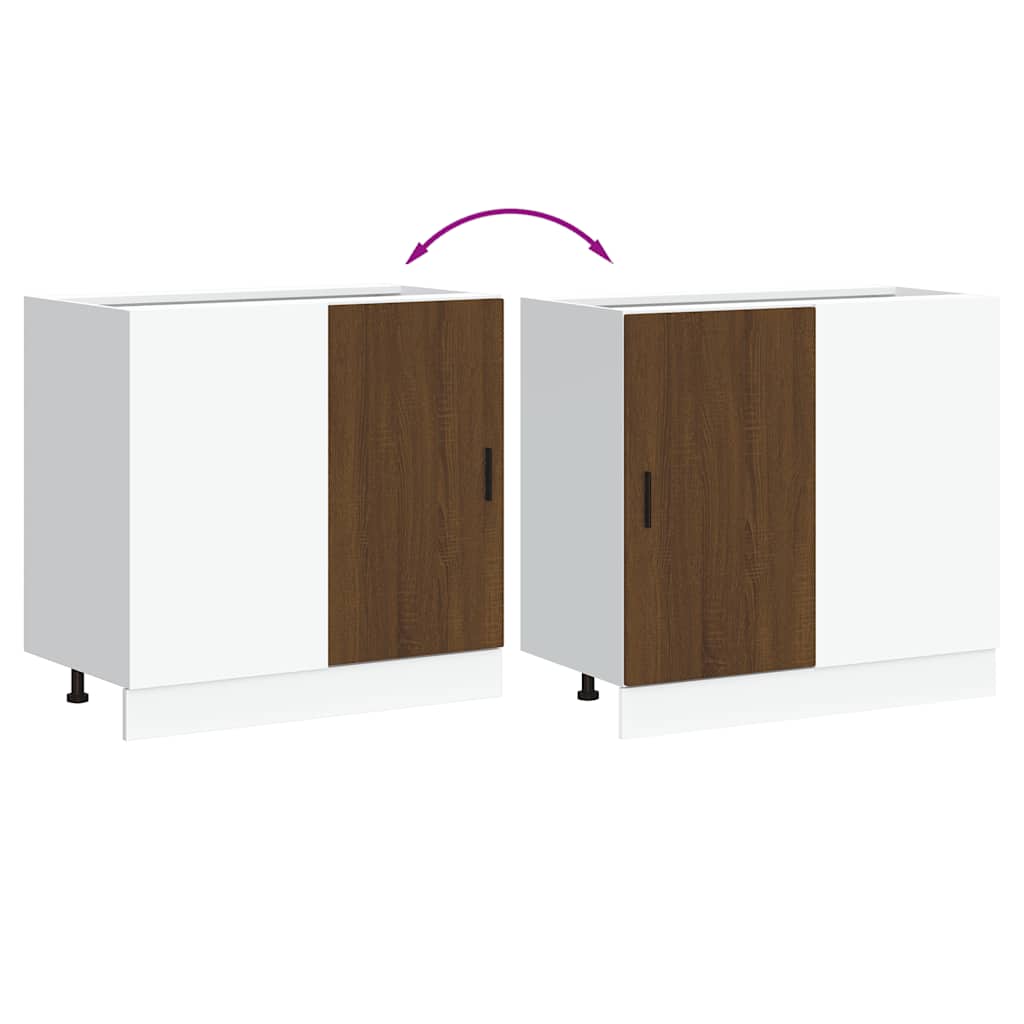Modern Wooden 1 Door Kitchen Base Storage Cabinet Unit Wood Cabinets Organiser