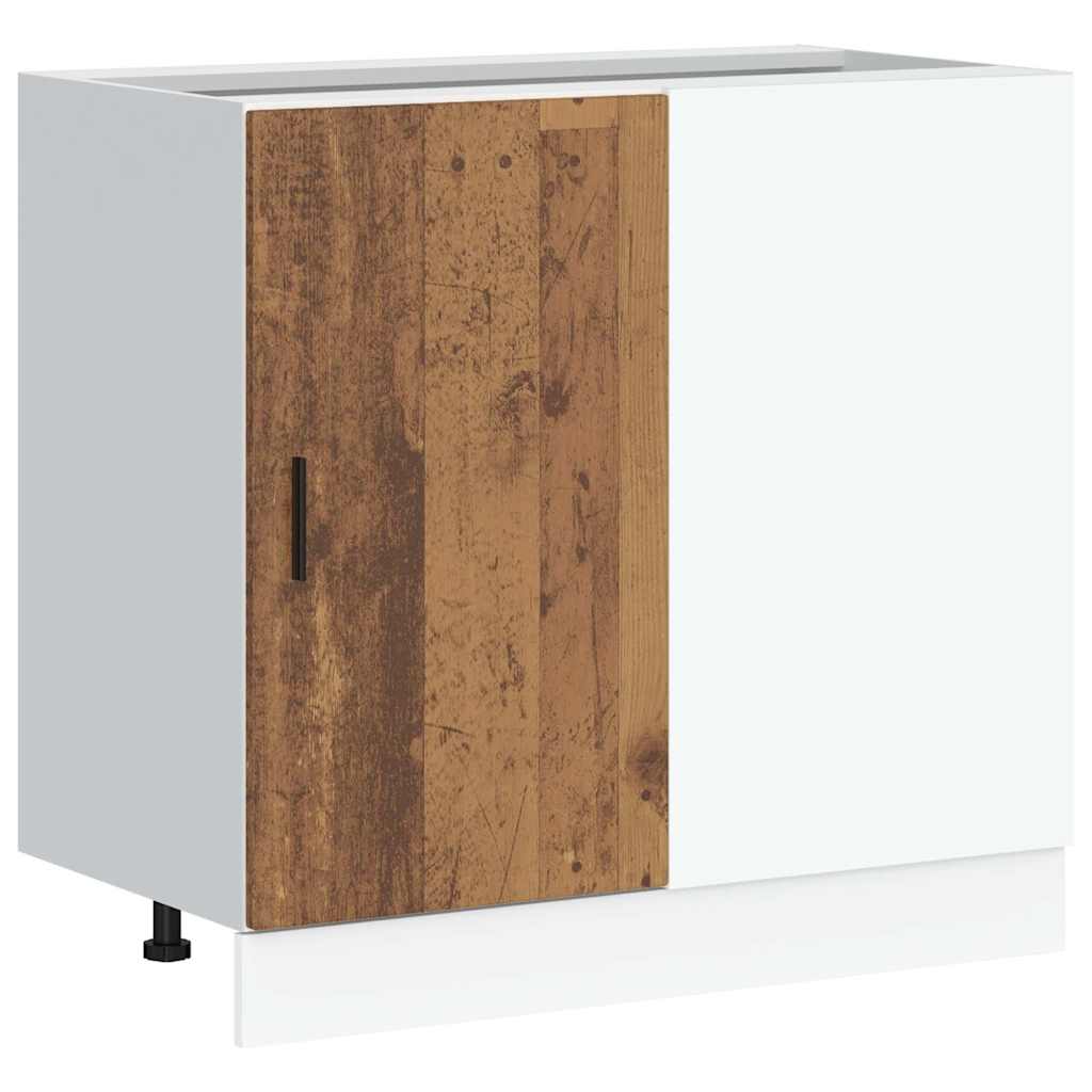 Sink Base Cabinet Lyon Old Wood Engineered Wood