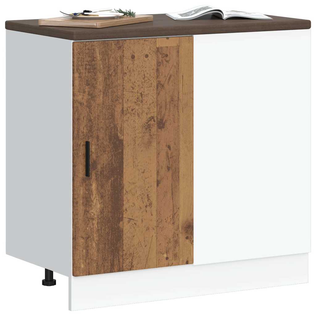 Sink Base Cabinet Lyon Old Wood Engineered Wood