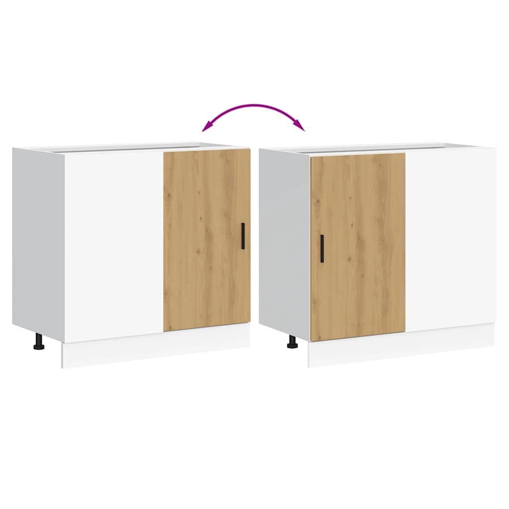 Modern Wooden 1 Door Kitchen Base Storage Cabinet Unit Wood Cabinets Organiser