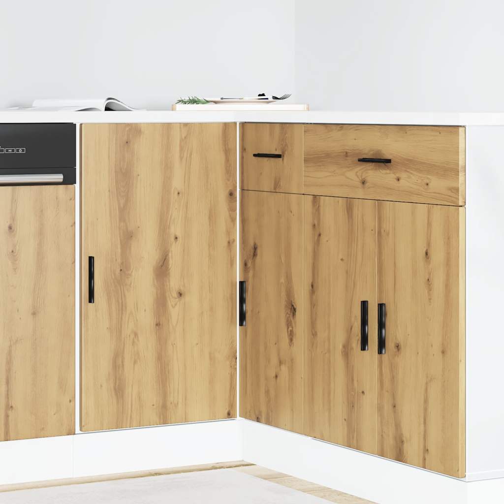 Modern Wooden 1 Door Kitchen Base Storage Cabinet Unit Wood Cabinets Organiser