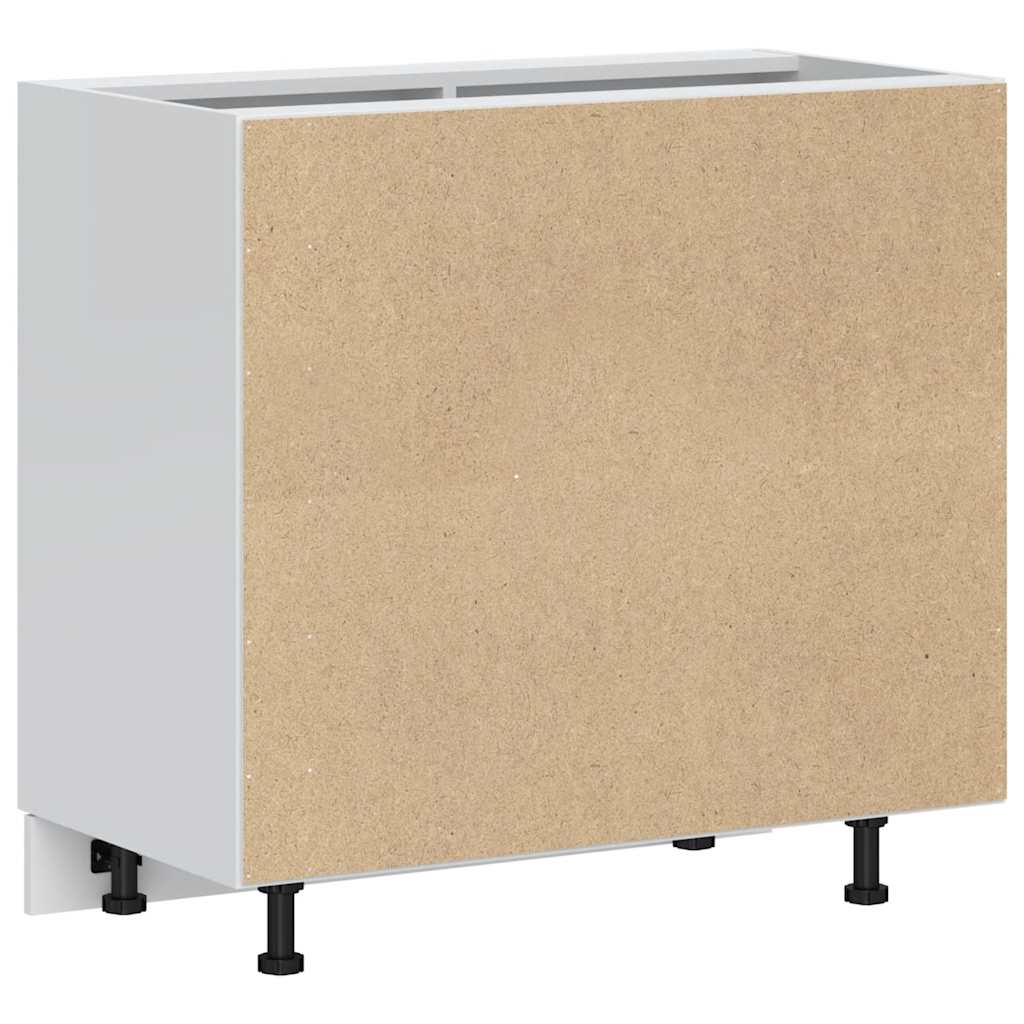 Kitchen Base Cabinet Porto White Engineered Wood