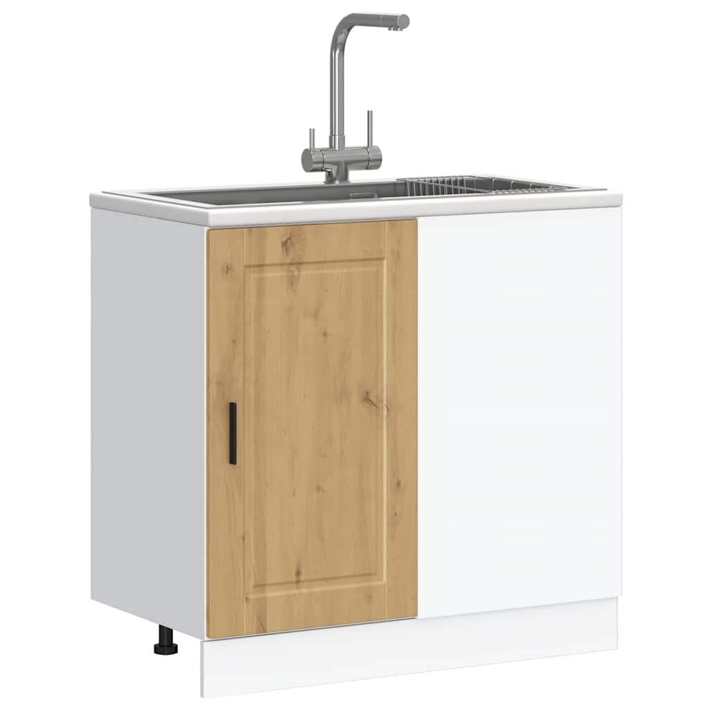 Kitchen Base Cabinet Porto Artisan Oak Engineered Wood