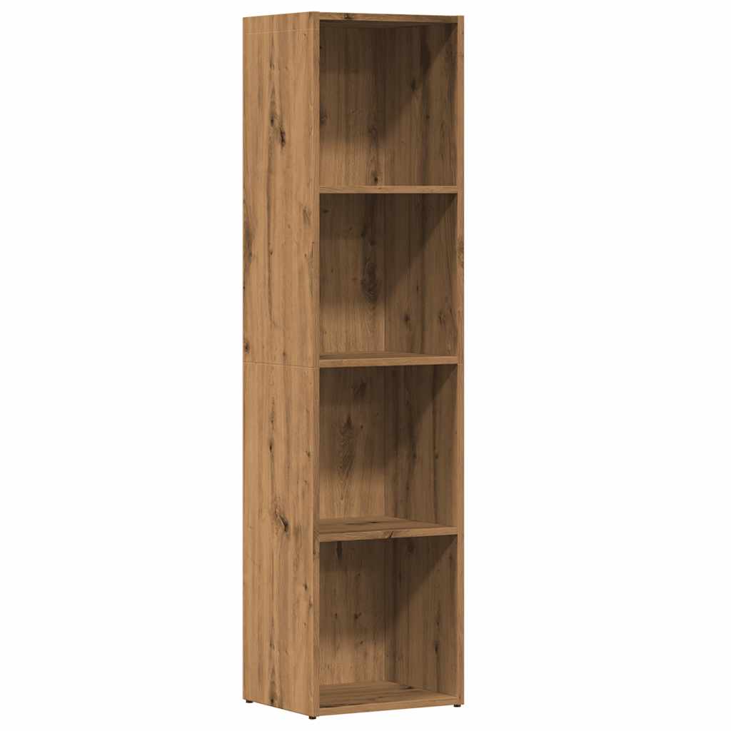 Book Cabinet Artisan Oak 36x30x143 cm Engineered Wood