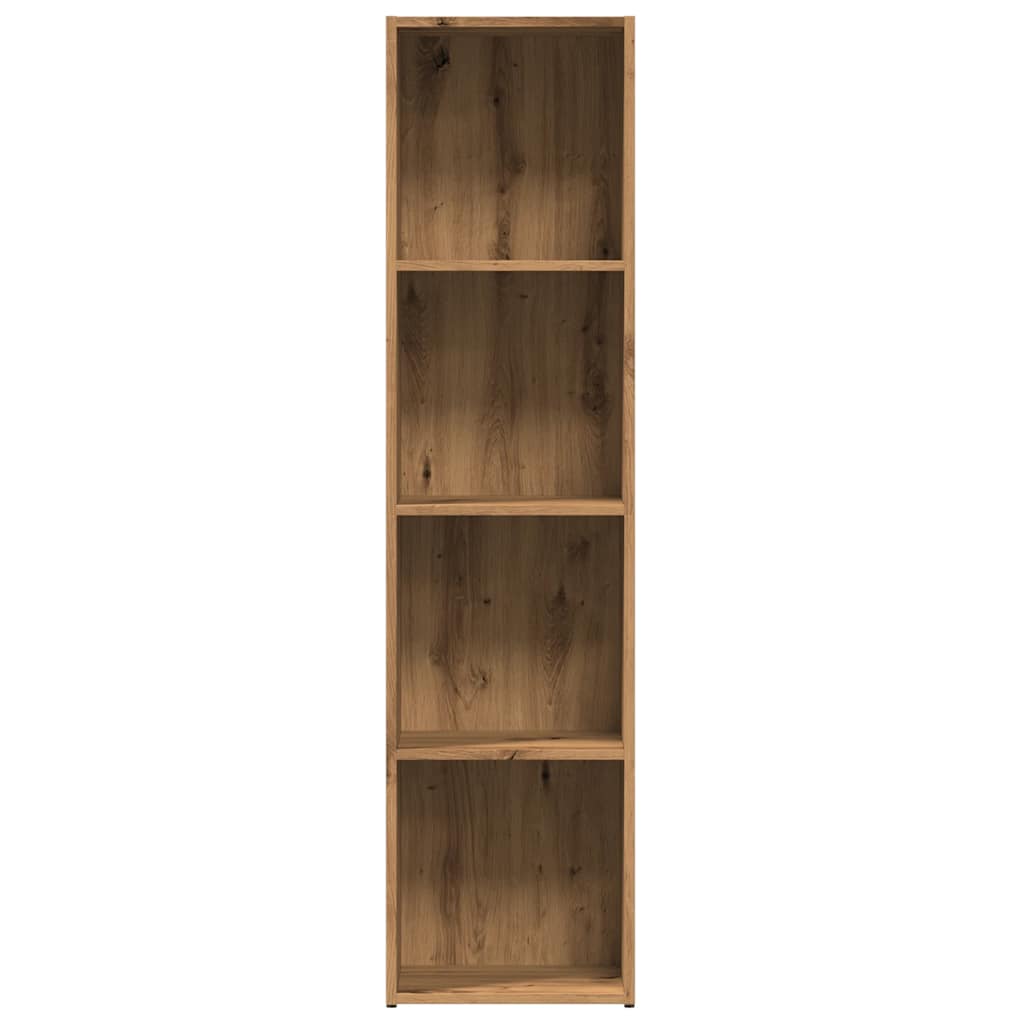 Book Cabinet Artisan Oak 36x30x143 cm Engineered Wood