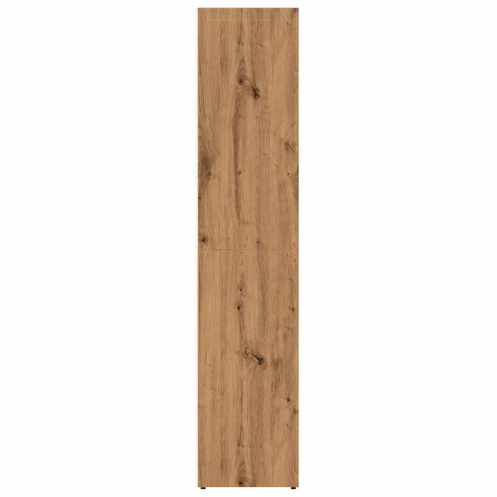 Book Cabinet Artisan Oak 36x30x143 cm Engineered Wood