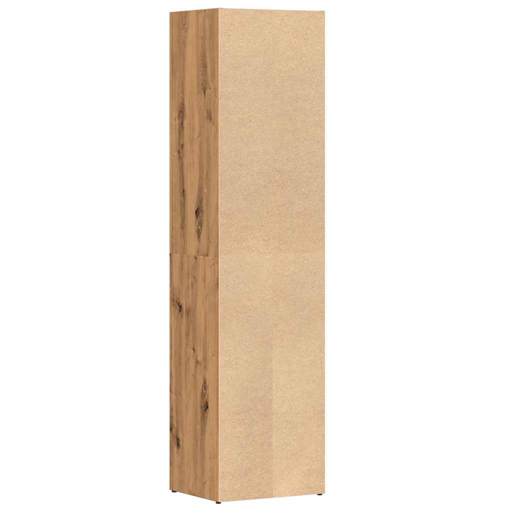 Book Cabinet Artisan Oak 36x30x143 cm Engineered Wood
