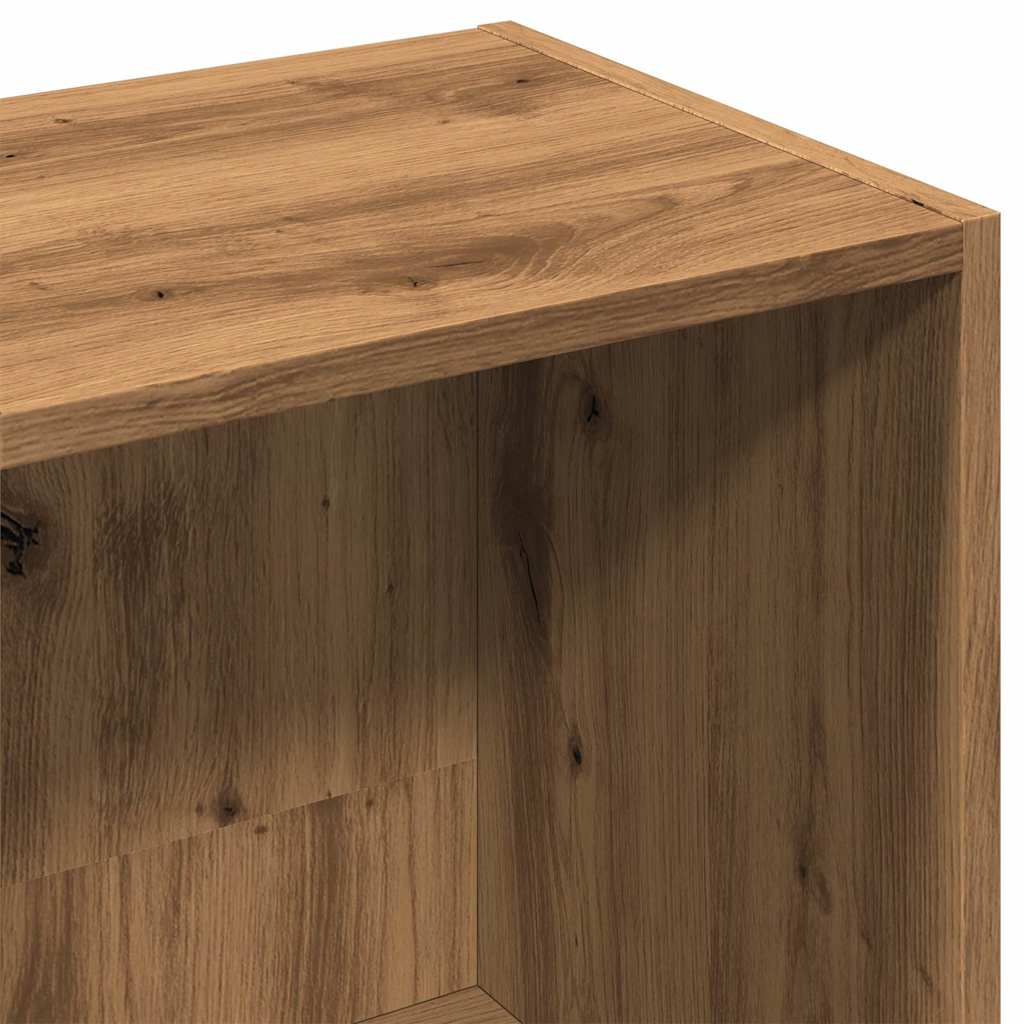Book Cabinet Artisan Oak 36x30x143 cm Engineered Wood