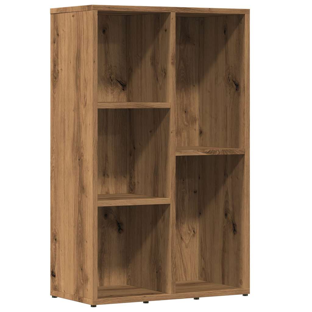 Book Cabinet Artisan Oak 50x25x80 cm Engineered Wood